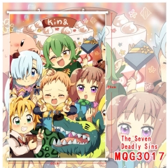 The Seven Deadly Sins Anime Wallscroll
