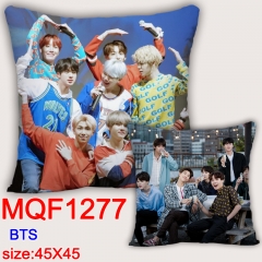 BTS防弹少年团BT21MQF1277 双面全彩抱枕靠垫 45X45CM