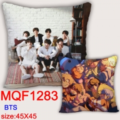 BTS防弹少年团BT21MQF1283 双面全彩抱枕靠垫 45X45CM