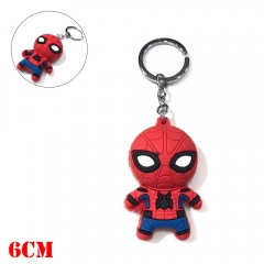 Marvel Comics Spider Man Movie Soft Plastic Keychain