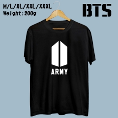 BTS 动漫圆领T恤