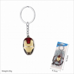 Marvel's The Avengers Iron Man Movie Cosplay Alloy Anime Keychain Pendant