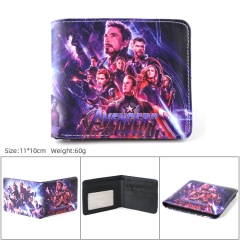 The Avengers Movie PU Leather Short Wallet and Purse