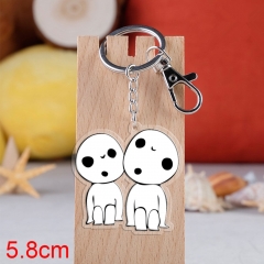 Princess Mononoke Anime Acrylic Keychain