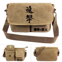 Attack on Titan/Shingeki No Kyojin Cartoon Cosplay Canvas Anime Crossbody Bag