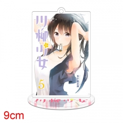 川柳少女为什么老师会在这里！花牌情缘亚克力动漫周边立牌钥匙扣