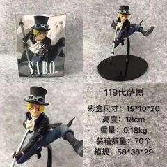 海贼王航海王 119代萨博 盒装手办摆件模型 18CM 0.18KG一箱70个