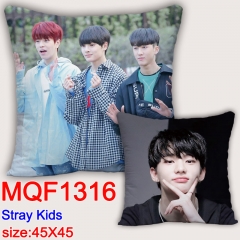 Stray Kids45X45双面方抱枕 MQF1316