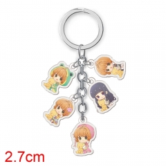Card Captor Sakura Anime Multiple Dropped Acrylic Keychain