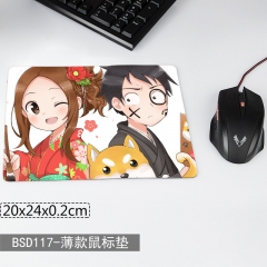 Teasing Master Takagi-san Cartoon Cosplay Cheapest Mouse Pad Fancy Print Mouse Pad
