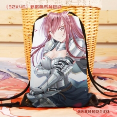 Fairy Tail Cosplay Cartoon Canvas Anime Drawstring Backpack Bag