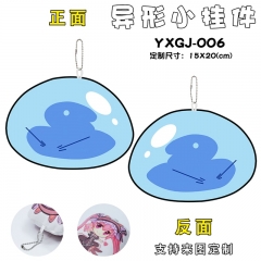 That Time I Got Reincarnated as a Slime Cartoon Cosplay Decorative Bag Anime Plush Pendant Keychain