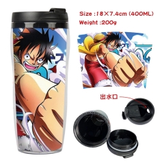 海贼王-3动漫星巴克防漏隔热杯子