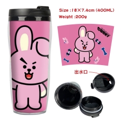 BTS-4 动漫星巴克防漏隔热杯子