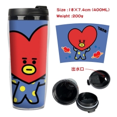 BTS-3 动漫星巴克防漏隔热杯子