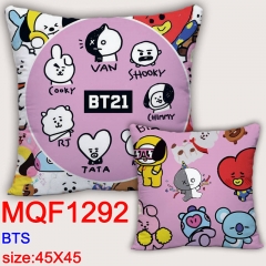 K-POP BTS Bulletproof Boy Scouts Anime Pillow Two Side 45*45CM