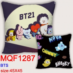 K-POP BTS Bulletproof Boy Scouts Anime Pillow Two Side 45*45CM