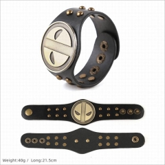 Marvel Deadpool Punk Style Movie Cosplay Anime Bracelet Bangles