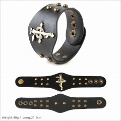 Fullmetal Alchemist Punk Style Cartoon  Cosplay Anime Bracelet Bangles