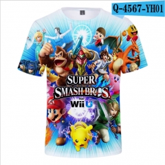 2019新款Super Smash Bros日本热门明星大乱斗短袖T恤厂家直销