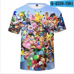2019新款Super Smash Bros日本热门明星大乱斗短袖T恤厂家直销