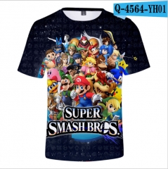 2019新款Super Smash Bros日本热门明星大乱斗短袖T恤厂家直销
