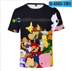 2019新款Super Smash Bros日本热门明星大乱斗短袖T恤厂家直销