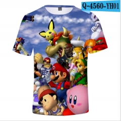 2019新款Super Smash Bros日本热门明星大乱斗短袖T恤厂家直销