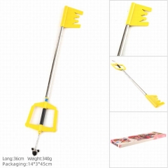 王国之心 娑娜3米奇黄色钥匙盒装COSPLAY道具玩具武器 36CM 340G