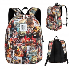 Attack on Titan/Shingeki No Kyojin Cartoon Cosplay For Teenager Canvas Anime Backpack Bag