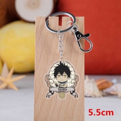 Black Clover Anime Acrylic Keychain