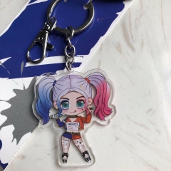 Suicide Squad Movie Anime Acrylic Keychain