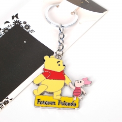 Disney Winnie the Pooh Movie Cosplay Decorative Keyring Alloy Anime Keychain