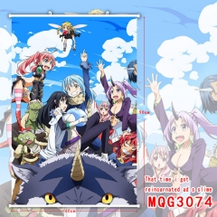 That Time I Got Reincarnated As A Slime Cartoon Wall Scroll Decoration Fancy Wallscrolls