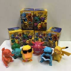 GK Pokemon Gengar Funny Character AnimeToy Japanese Figure Anime 6 PCS/set
