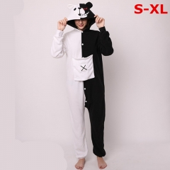 Dangan Ronpa Game Monokuma Polyester Cosplay For Winter Indoor Anime Pajamas