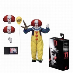 NECA 小丑回魂TI 1990版 老版小丑 关节可动 盒装手办摆件模型 7寸