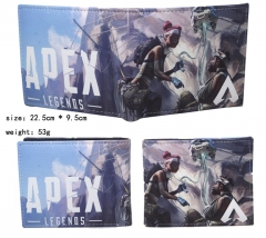APEX命脉pu钱包PU斜纹二折短款钱包