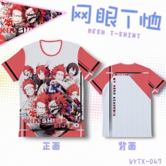 My Hero Academia Anime Character Cartoon Mesh T shirt