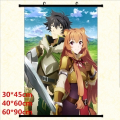 The Rising of The Shield Hero Cartoon Wall Scrolls Waterproof Anime Wallscrolls