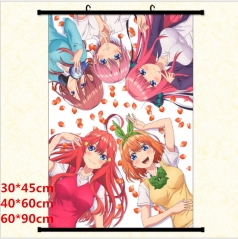 The Quintessential Quintuplets Cartoon Wallscrolls Waterproof Anime Wallscrolls
