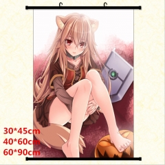 日本动漫挂画盾之勇者成名录拉芙塔莉雅Raphtalia 卷轴海报wish