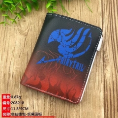 Fairy Tail Cartoon Cosplay Purse PU Leather Anime Short Wallet