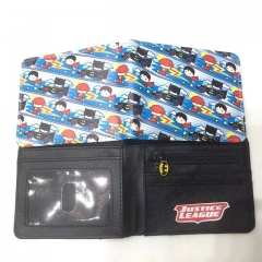Q Version DC Comic Movie Colorful PU Leater Wallet and Purse