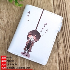 Bungo Stray Dogs Cartoon Cosplay Purse PU Leather Anime Short Wallet