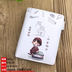 Bungo Stray Dogs Cartoon Cosplay Purse PU Leather Anime Short Wallet