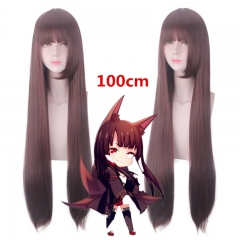 主圣达 碧蓝航线 凰 赤城 cosplay假发 100CM直发