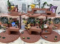Pokemon Pikachu Cartoon Character Anime PVC Figure 6pcs/Set