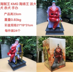海贼王KMG 海绵宝宝 赤犬手办现货 产品高23cm 重量0.85kg 彩盒规格21X19X31cm 毎件装24个
