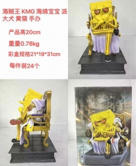 海贼王 GK KMG三大将共鸣 海绵宝宝 派大星 黄猿手办 模型现货 产品高20cm 重量0.78kg 彩盒规格21X19X31cm 每件装24个